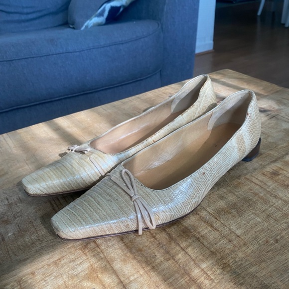 Gucci Leather Upper Former Flats Sz 6.5 - Picture 4 of 8